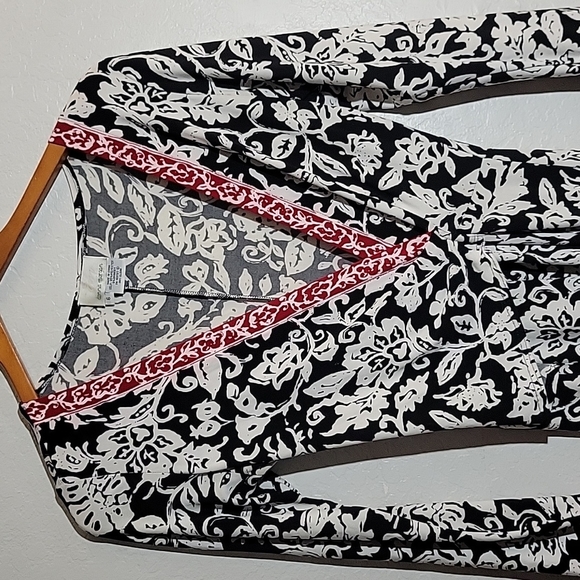 DIANA MORGAN Stretchy Mock Chest Wrap Dress 6 - Picture 5 of 8